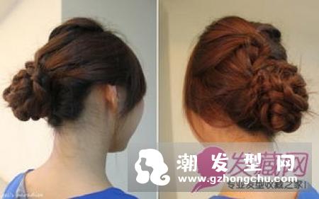 淑女发型简单绑扎方法 低发髻盘发尽显淑女气质