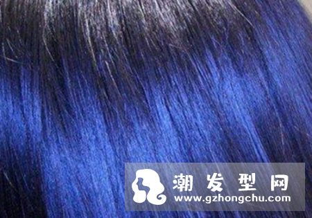 黑蓝色头发怎么染 怎么调色