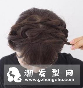 花环编发教程图解 森系甜美动人