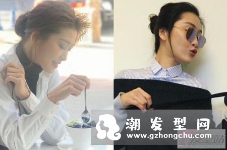 最实用的发髻造型技巧 凉爽、简易、还可瘦脸