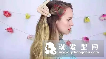 侧边法式麻花辫教程图解 拯救脸大的你