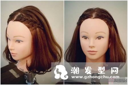 短发怎么扎好看 短发女生编发发型教程步骤