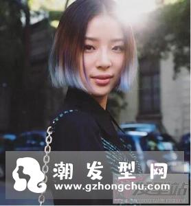 短发染什么颜色时尚 渐变色短发吸睛唯美