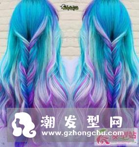 蓝色头发怎么染好看 需要漂吗