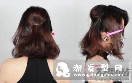 女生优雅低盘发发型教程 秒变时尚女神最惹眼