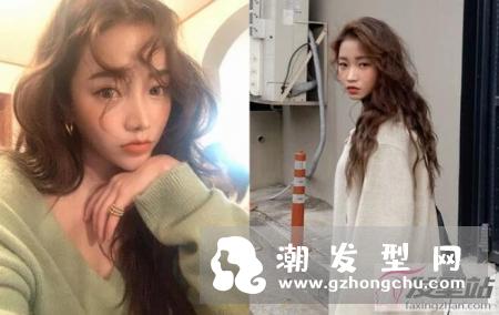 韩式复古可爱羊毛卷发型 短发和长发能见度都极高