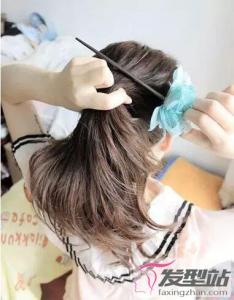 古典舞簪子盘发教程图解