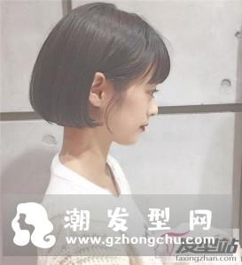学生短发内扣发型 清新韩范减龄