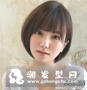 这几款短发实力瘦脸 露耳减龄修颜好气质