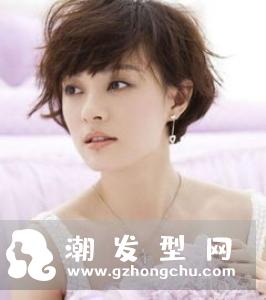 女士短发小卷烫发 羊毛卷短发灵动俏皮可人