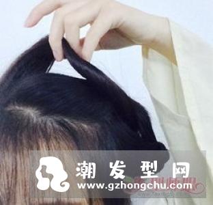 古典舞簪子盘发教程图解