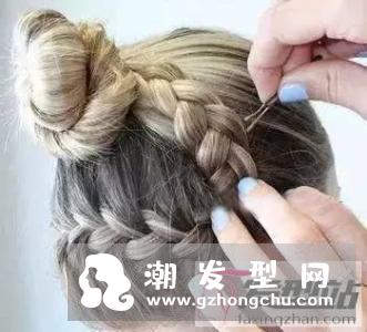 长发女生编发盘发教程图解 时尚个性发型几步就搞定