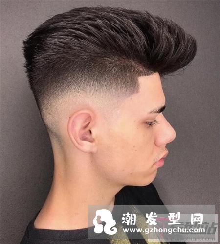时尚男士莫西干短发 三面剃寸头帅气设计