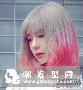 短发染什么颜色时尚 渐变色短发吸睛唯美
