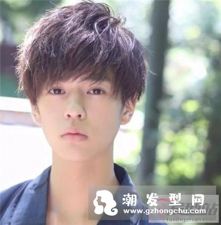 日系男生空气烫发 男明星都留这款