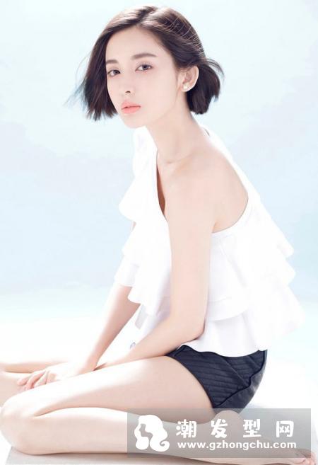 适合热天的短发扎发 这十款质扎发甜美如精灵