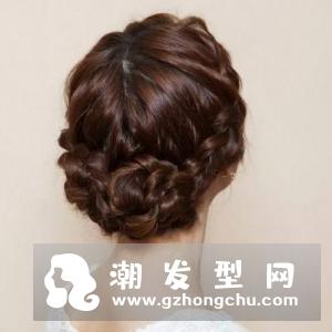 花环编发教程图解 森系甜美动人