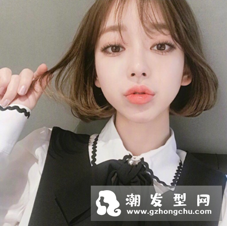 内扣适合什么刘海 短发发型推荐