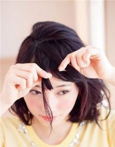 刘海编发盘发教程 昆凌手把手手教你