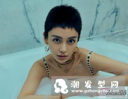 你有勇气来个Angelababy寸头别再动不动“某某女星短发惊艳亮相”了