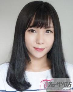 中长发内扣发型设计 优美修颜进阶潮女