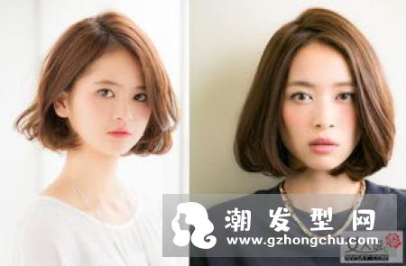 气质瘦脸短发设计 发尾外翘瘦出V脸