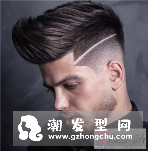 头发铲青一半更流行 个性有型短飞机头