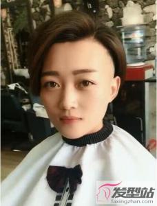 小姐姐想换个适合女生剪的帅气短发，剪完颜值逆天了！