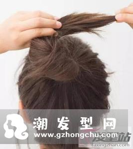 有刘海的发型扎法 适合当伴娘的齐刘海花苞头扎发