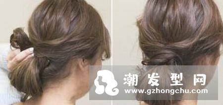 花苞头怎么扎好看图解 蓬松感迷人
