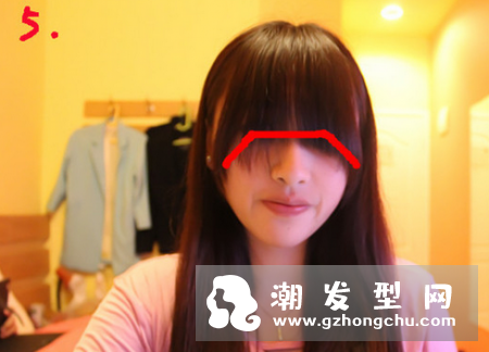 空气刘海往上翘怎么办 自己怎么剪