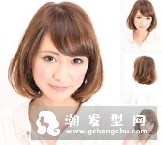 齐肩短发梨花烫发型 怎么烫造型都很甜美