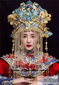 华丽中式新娘发型 打造高质古风新娘