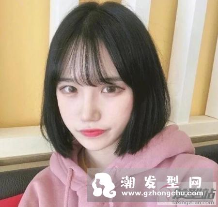 适合学生党的发型女 空气刘海波波头只有学生才能驾驭