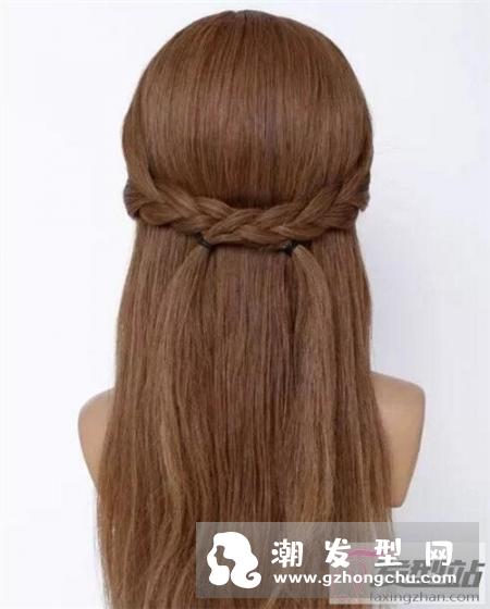 新娘发型半扎发教程图解 新娘妆发选这款最美