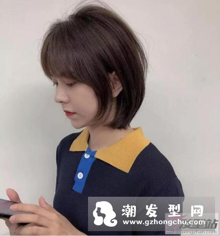 最减龄的波波头短发 简单干练气质绝佳