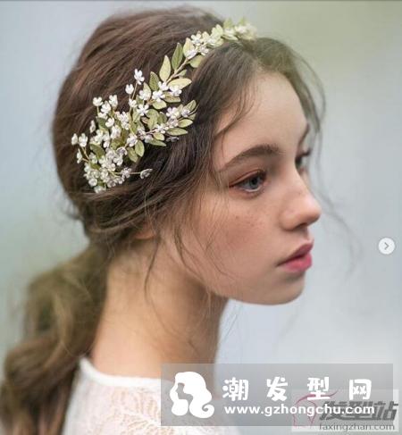 韩国森系新娘发型 浪漫柔美自己动手零难度