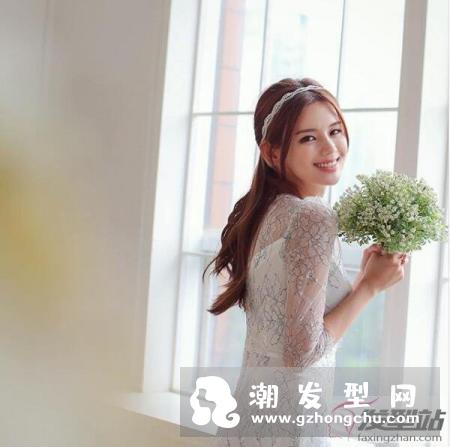 韩国森系新娘发型 浪漫柔美自己动手零难度
