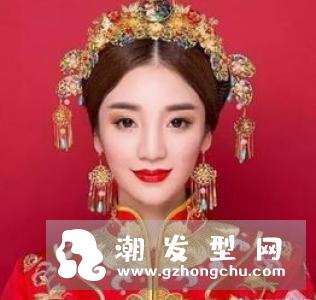 超美古装新娘发型 散发端庄古典贵气