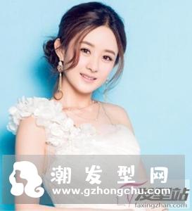 适合圆脸的新娘发型 这些发型超修颜全场最美