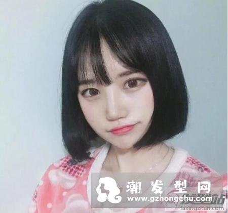 适合学生党的发型女 空气刘海波波头只有学生才能驾驭