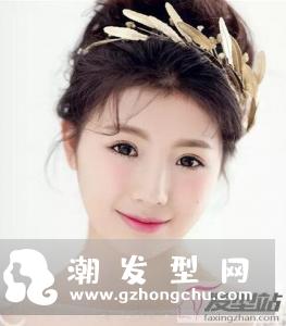 适合圆脸的新娘发型 这些发型超修颜全场最美