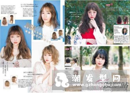适合上班女士的中长卷发造型 眉上棉花糖卷发吹干就很有型
