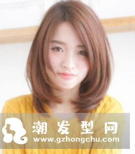 齐肩外翘卷发 lob头显瘦设计