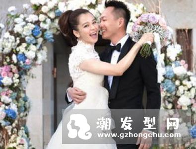 婚纱照短发新娘发型 打造最美短发女神