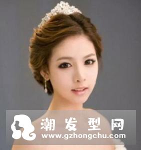 中式简单大方新娘发型 经典盘发古最显高贵气质