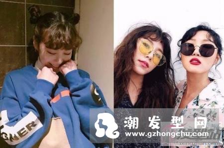 带一点微波线条的蓬松水波卷发 修饰脸型又能增加女人味
