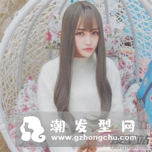 中长发烫什么发型好看 发尾内扣直发梨花头更时髦