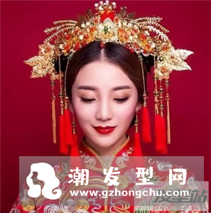 中国风古装新娘发型 演绎唯美古装感