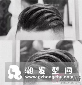 今年流行的人气男发 两边短侧分背头酷炫有型